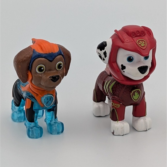 Nickelodeon Other - Nickelodeon PAW PATROL Aqua Pups Collectible Action Figure Zuma and Chase 2"